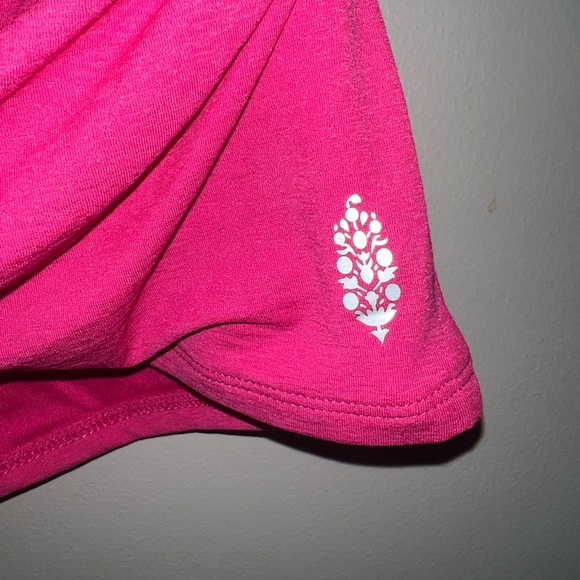 NWT Free People Movement Pink Romper Rouched Bodysuit Size L - Picture 4 of 6